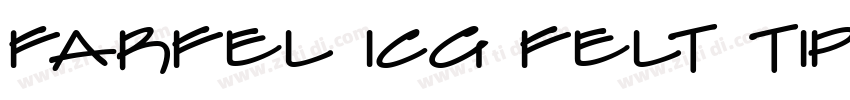 Farfel ICG Felt Tip字体转换
